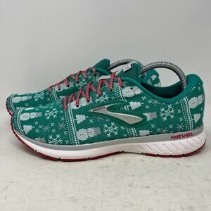 Brooks Run Merry Ugly Christmas Sweater Revel 3 Running Shoes Womens 10.5